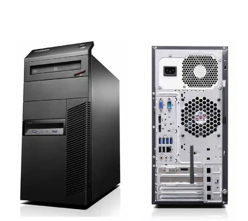 کیس استوک لنوو ThinkCentre Tower - پردازنده Core i3 نسل ۲ - رم ۴ گیگ DDR3 - حافظه ۵۰۰ گیگ HDD